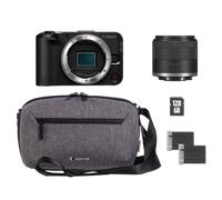 Appareil photo hybride Canon EOS R50 V + objectif RF-S 14-30mm F4-6.3 IS STM PZ + sac à dos + carte SD + batterie supplémentaire