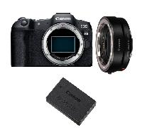 Appareil photo hybride Canon EOS R8 + EF-EOS R + 1 Canon LP-E17 + Ebook 20 astuces pour des images qui claquent