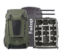 Appareil photo hybride - Sac à dos f-stop Tilopa DuraDiamond® de 50 L, Vert Cyprès