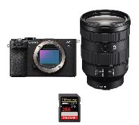 Appareil photo hybride Sony A7C II Noir + FE 24-105mm f/4 G OSS + 1 SanDisk 256GB Extreme PRO UHS-II + Ebook 20 astuces pour des images qui claquent
