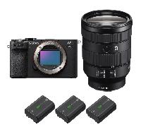 Appareil photo hybride Sony A7C II Noir + FE 24-105mm f/4 G OSS + 3 Sony NP-FZ100 + Ebook 20 astuces pour des images qui claquent