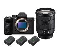 Appareil photo hybride Sony A7R V + FE 24-105mm f/4 G OSS + 3 Sony NP-FZ100 + Ebook 20 astuces pour des images qui claquent