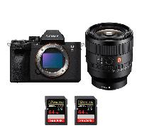 Appareil photo hybride Sony A7R V + FE 50mm f/1.4 GM + 2 SanDisk 64GB Extreme PRO UHS-II + Ebook 20 astuces pour des images qui claquent