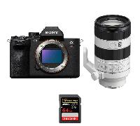 Appareil photo hybride Sony A7R V + FE 70-200mm f/4 Macro G OSS II + 1 SanDisk 64GB Extreme PRO UHS-II + Ebook 20 astuces pour des images qui claquent