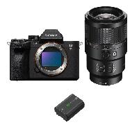 Appareil photo hybride Sony A7R V + FE 90mm f/2.8 Macro G OSS + 1 Sony NP-FZ100 + Ebook 20 astuces pour des images qui claquent