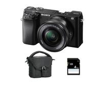 Appareil Photo Hybride SONY ALPHA 6100 - Objectif 16-50mm - 24.2 Mpixels - 4K - Sac et SD 8 Go inclus