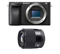 Appareil Photo Hybride - SONY - Alpha 6400 - Objectif SIGMA 30mm F/1.4 - 24.2 Mpixels - 4K