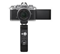 Appareil photo hybride Vlogger Kit Nikon Z FC + Z DX 16-50mm f/3.5-6.3 Vintage Silver + micro Sennheiser MKE 200 + Smallrig tripod grip + télécommande Nikon ML-L7