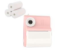 Appareil photo instantané de poche pour enfants avec 3 rouleaux de papier filtre, capture et partage des moments. Imprimante photo portable
