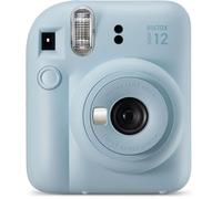 Appareil photo instantané - Fujifilm - Instax Mini 12 - Bleu pastel - Flash intégré - Miroir Selfie
