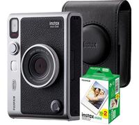 Appareil photo instantané Fujifilm Instax mini Evo avec étui et films 2x10, noir