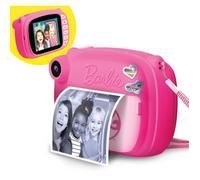 LISCIANI - BARBIE Print Cam - Appareil Photo Instantané BARBIE 3-en-1 - Pour Enfants dès 5 ans - Imprime 180 Photos - Grand Écran Couleur LCD - Caméra Selfie et Vidéo - Autocollants Inclus