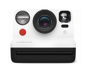 Appareil Photo Instantané NOW Génération 2 au Look Classique avec Dragonne Blanc / Noir