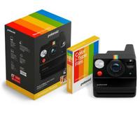 Appareil photo instantané Polaroid Now+ Génération 3 + Pack de films 8 photos Noir