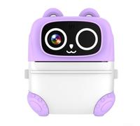 Appareil photo instantané pour enfants 48 MP Impression papier thermique | 48 MP pour résolution, écran HD de 2,4 pouces, impression thermique, double objectif, rose, bleu, vert, violet