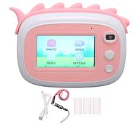 Appareil photo instantané pour enfants, double objectif vidéo HD, écran de protection oculaire, impression sans encre, cadeau idéal pour les