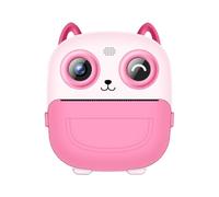 Appareil Photo Instantané pour Enfants - L‘Enfant Malin PixiCat (Rose) Mémoire 32G, 6X Stylos de Couleur, 5X Rouleaux de Papier d‘Impression Inclus