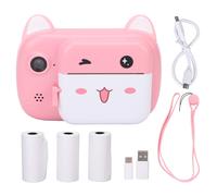 Appareil photo instantané pour tout-petits avec coque antichoc et prise plaquée or pour une utilisation durable et de haute qualité par les jeunes