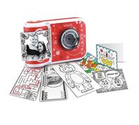 VTech Kidizoom Print CAM Rouge, Appareil Photo instantané et vidéo pour Enfants à partir de 5 Ans, Impression instantanée, modèles, Effets et Cadres, Version ESP