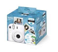 FUJIFILM Appareil Photo Instantané Instax Mini 12 Blanc pack iconique