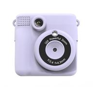 Appareil photo interactif pour enfant avec fonction d'impression instantanée 32 mémoires et kit d'art pour anniversaire d'enfant