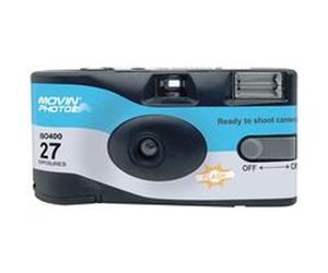 Appareil photo jetable 27 poses ISO400 Movincam Bleu Bleu A