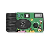 Appareil photo jetable classique avec objectif de mise au point fixe 27 - Film instantané pour aventure décontractée - Pour débutants - Vintage Point et caméra cinématographique