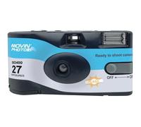 Appareil photo jetable - Movin Photo - 27 poses - ISO 400 - Flash intégré - 35 mm