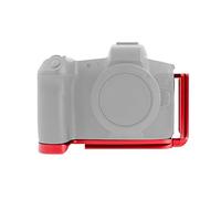 Appareil Photo L-Plate Quick Release - Support en Métal Forme L avec Poignée pour Appareil Photo sans Miroir - Rouge
