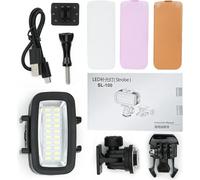 Appareil photo LED - Plongée lumière de remplissage 40 m éclairage sous-marin étanche photographie -Lampe