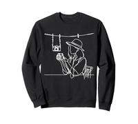 Appareil Photo Line Art Photographe Sweatshirt