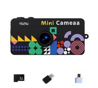 Appareil photo miniature de taille pouce Durabilité ABS Construction idéale pour les instantanés rapides et les appareils photo en déplacement