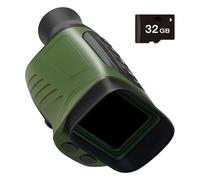 Appareil photo monoculaire compact numérique avec capture vidéo, vision nocturne, idéal pour les campeurs, les photographes de la nature, les vues de nuit