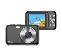 Appareil photo numérique 1080P 44MP avec zoom 16x et écran 2,4 Black