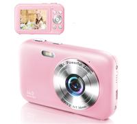 Appareil photo numérique 1080P 44MP avec zoom 16x et écran 2,4 Pink