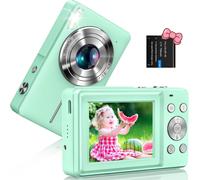 Appareil Photo Numérique 1080P 44Mp Caméra Numérique Avec 2.4" Lcd Écran Led Lumière Stabilisation D'Image Mini Caméra Rechargeable Appareil Photo Numérique Compacte Pour Enfant Jeune Débutant