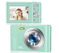Appareil photo numérique 1080P 48 mégapixels Caméra Vlogging avec zoom 16X Green