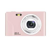 Appareil photo numérique 1080P 48 mégapixels Caméra Vlogging avec zoom 16X Pink