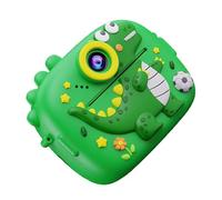 Appareil photo numérique 1080p à deux objectifs pour enfants avec charge rapide et longue batterie dinosaure numérique pour les tout-petits filles enfants