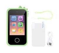 Appareil photo numérique 1080P Enregistrement vidéo HD de 48 MP Appareil photo compact de vlogging portable avec écran IPS de 2,8 pouces pour enfants garçons filles Dinosaure (Vert)