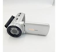 Appareil photo numérique 16 MP avec objectif zoom 16x, connectivité micro externe, plusieurs modes vidéo HD, stockage SD jusqu'à 128 Go pour vlogging, événements familiaux (argent)