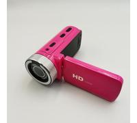 Appareil photo numérique 16 MP avec zoom 16x et microphone externe pour photographie de famille, enregistrement vidéo 1080p, support de carte jusqu'à 128 Go, pour appareils iPhone, noir (rouge)