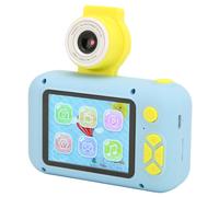 appareil photo numerique 2,4 pouces pour enfants, 1080p, rotation a 180 degres, multifonction, HD, selfie, pour jeux video, garcons et filles, bleu