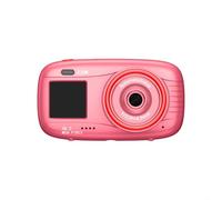 Appareil photo numérique 2,5 K, appareil photo double écran avec écran avant de 1,54 pouces, objectif zoom 16x, Wi-Fi intégré pour transfert instantané (rose)