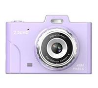 Appareil Photo Numérique 2,5K 48MP - Zoom 8x - Écran 2,8" - Rechargeable - 64GB Carte Mémoire + Lecteur - Violet - Prêt à Photographier Violet