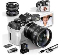 Appareil Photo Numérique 4 K,Caméra Vlogging 48Mp Pour Youtube Avec Microphone Et Poignée Pour Trépied,-S100-Pro-Wh-Wm-Eu-2408
