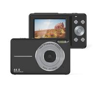 Appareil photo numérique 44MP/1080P/16X zoom numérique/lumière de remplissage Le noir