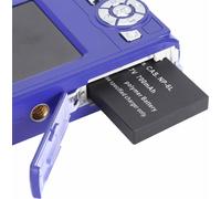 Appareil photo numérique 48MP 2,7K HD 8x Zoom Compact 2,8 pouces IPS Display Auto Focus Anti Shake Pocket pour Selfies Voyage Enregistrement Vie Bleu