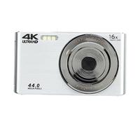 Appareil Photo Numérique, 4K 44MP, Appareil Photo Numérique Point and Shoot avec écran 2,8 Pouces, Zoom 16X, Anti-secousse, Câble USB, Lumière D'appoint Intégrée, Appareil Photo