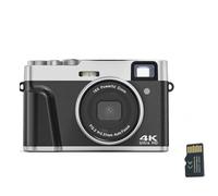 Appareil photo numérique 4K 48MP avec Zoom 16X/Autofocus/Anti-Shake, carte 32 Go